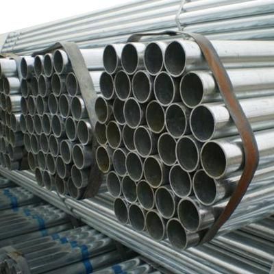 Factory 2 Inch Round Steel Tube Scaffolding Greenhouse Pipe 4 Inch Pre Galvanized Steel Pipe Tube Gi Pipe