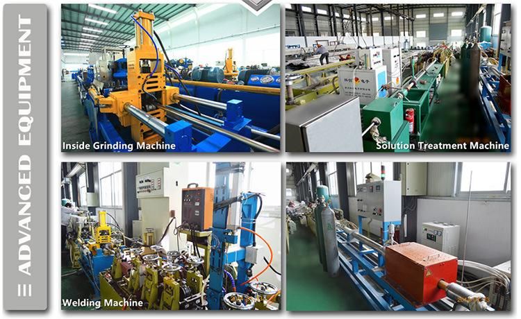 304L Stainless Steel Welded Pipe with Online Eddy Current Inspection
