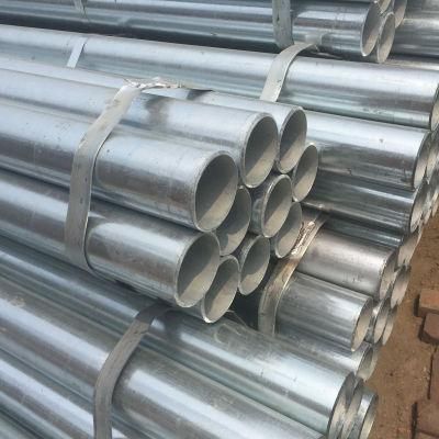 ASTM BS Galvanized Tube Round Hollow Section Galvanized Steel Pipe for Construction