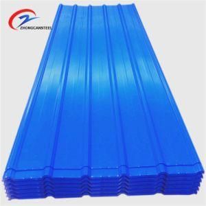 Color Coated Galvanized Galvalume Calamine Cheap Gi Corrugated Steel Roofing Sheet Manufactures