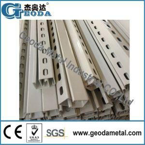 Powder Coated White Unistrut Channel /Strut Steel Channel SGS Tested Manufactures
