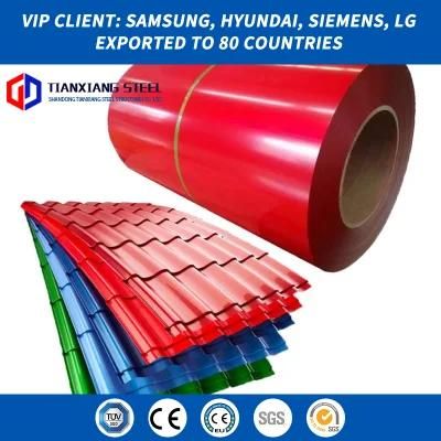 Golden China Supplier Galvanized Steel Plate PPGI Color Coated Steel Coil Sheet PPGI Coil Steel PPGL Coil Prepainted