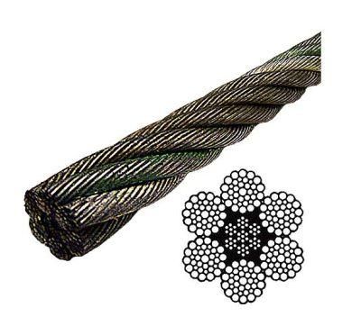 Ungalvanized 6*37 Iwrc Wire Rope with Ce Certificate