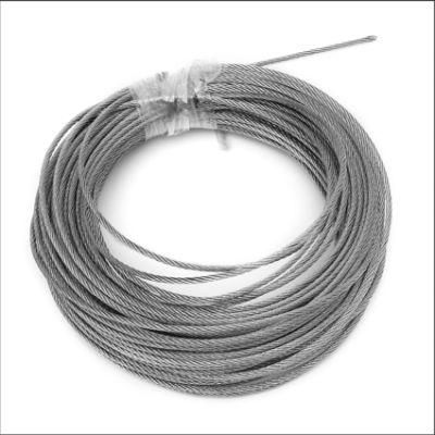 China Factory Cheap Iron Wire Mesh 6X36 32mm Galvanized Wire Rope