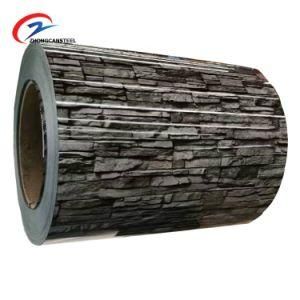 Manufactory Wooden Grain Pattern Prepainted Galvanized Zinc Color Coated PPGI Steel Coil