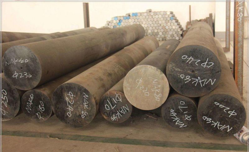 1.2796/Nak80/P21 Forged Steel Round Bar/Forged Steel Block/Forged Steel Flat Bar/Forged Plastic Die Steel