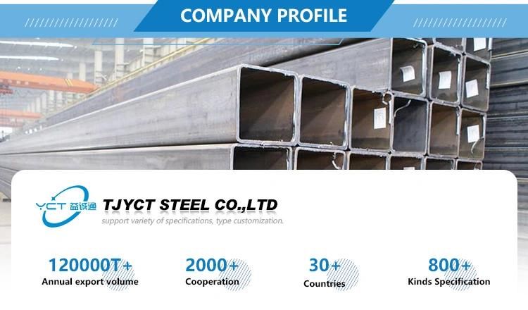 Building Material 38X38mm Square Steel Hollow Section Shs Rhs Ms Galvanized Stainless Steel Square Steel Pipe Tube