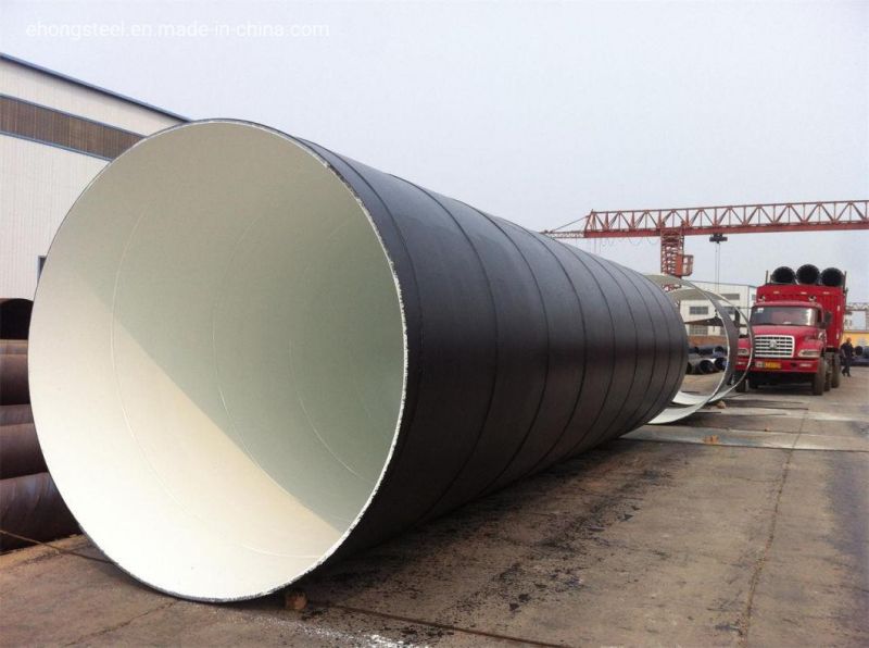 2500mm Diameter ERW SSAW Q345b Carbon Spiral Welded Steel Pipe Tube