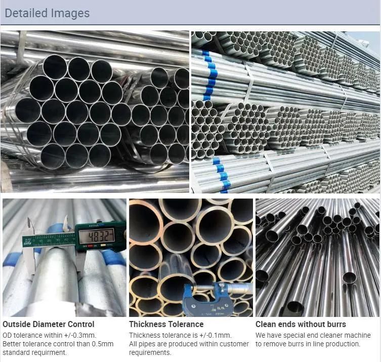 Gi Pipe/Galvanized Pipe End Cap Processing Provided CE Certificate