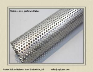 Ss409 76*1.6 mm Exhaust Stainless Steel Perforated Tubing