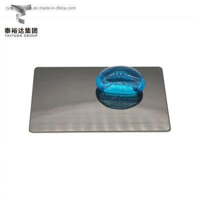 Taiyuda2 Group 500 mm Black Diamond Color Coating 2b/Ba Vibration Decoration 4X8 Inox Austenitic Stainless Steel Sheets