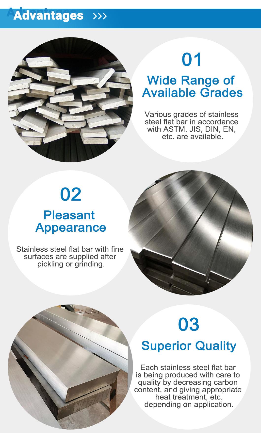 High Quality 201/202 202cu 204cu Stainless Steel Flat
