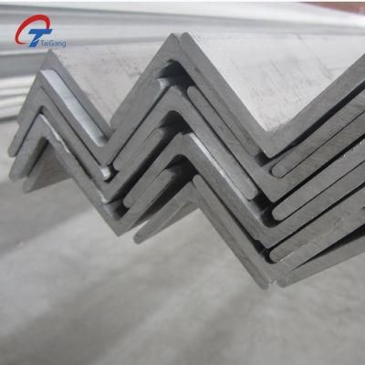 High Quality Hot Rolled 201 Stainless Steel Angle Bars for Building Application