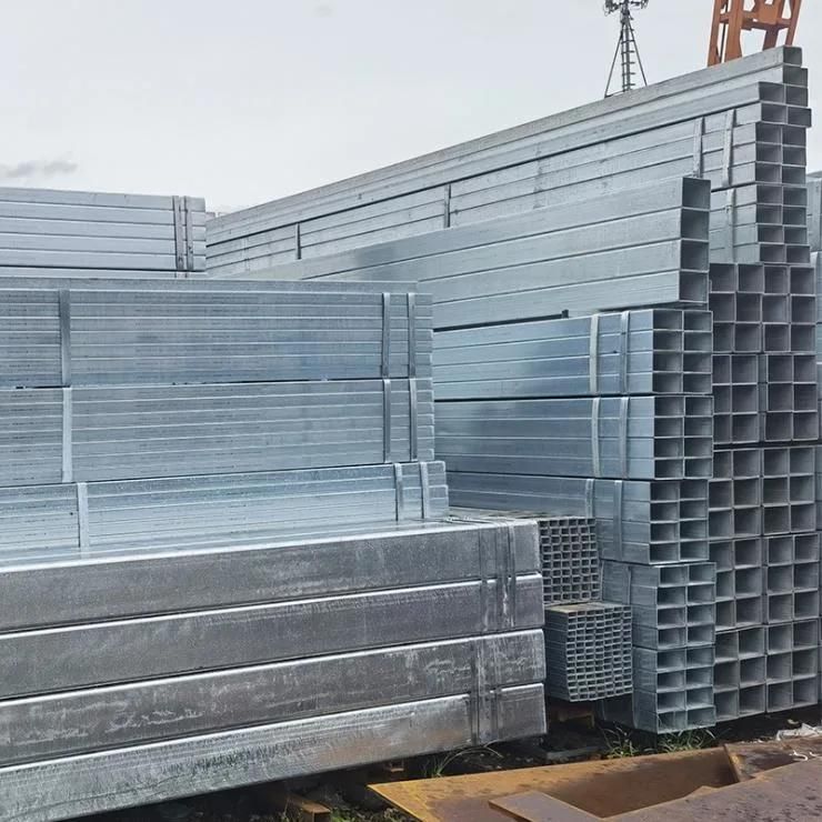 Building Material Galvanized Square Hollow Section Steel Pipes and Tubes