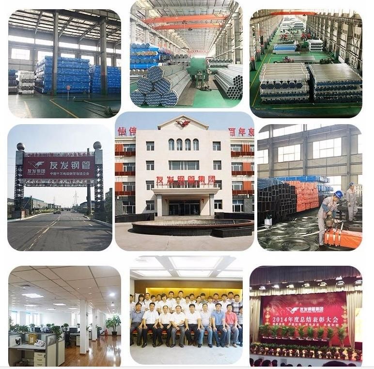 ASTM A53 Hot Dipped Galvanized Square Tubing Zinc Coating 200GSM