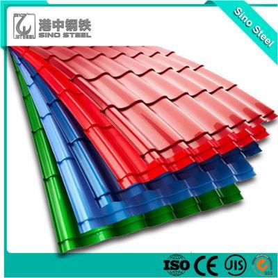 AISI ASTM G550 Galvanized PPGI PPGL Roof Tile Ral Color Coated Corrugated Steel Roofing Sheet