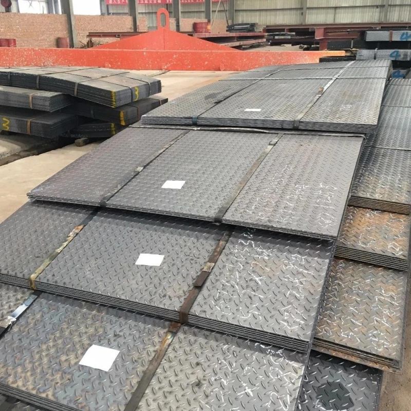 High Quality A106b Carbon Steel Chequered Steel Plate/Sheet/Coil St42 Pattern Steel Sheet Anti-Slip 1.0405 Diamond Steel Plate STB42 Checkered Steel Sheet