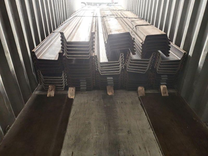 Hot Rolled U-Shaped 400* 100 Water-Stop Steel Sheet Pile China Supplier