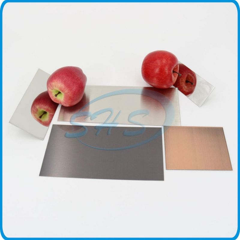 AISI 201, 304, 316, 316L, 430 Grades Stainless Steel Sheets with Different Surfaces