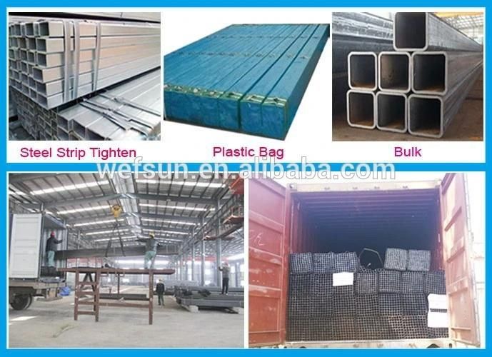 Hot Dipped Galvanized Thread Steel Pipes with Blue Caps