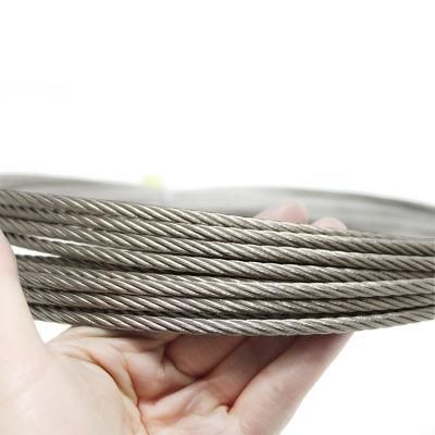 Stainless Steel Wire Rope 7X37 5mm-20mm Stainless Steel Cable