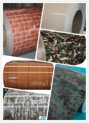 Brick/Marble/Wood/Camouflage Pattern Prepainted Steel Coils (ZL-PPGI)