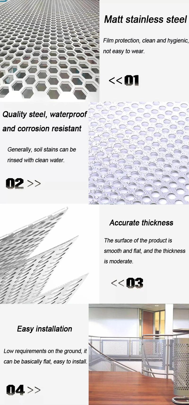 Architecture Punched Aluminum /Stainless /Carbon /Copper Panel Galvanized Perforated Steel Plate Metal Sheet