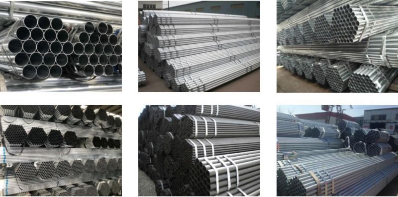 Q235 Cold Rolled Steel Thin Wall Zinc Coated Steel Pipe/Round Section Welded Galvanzied Steel Pipe/Carbon Seamless Pipe