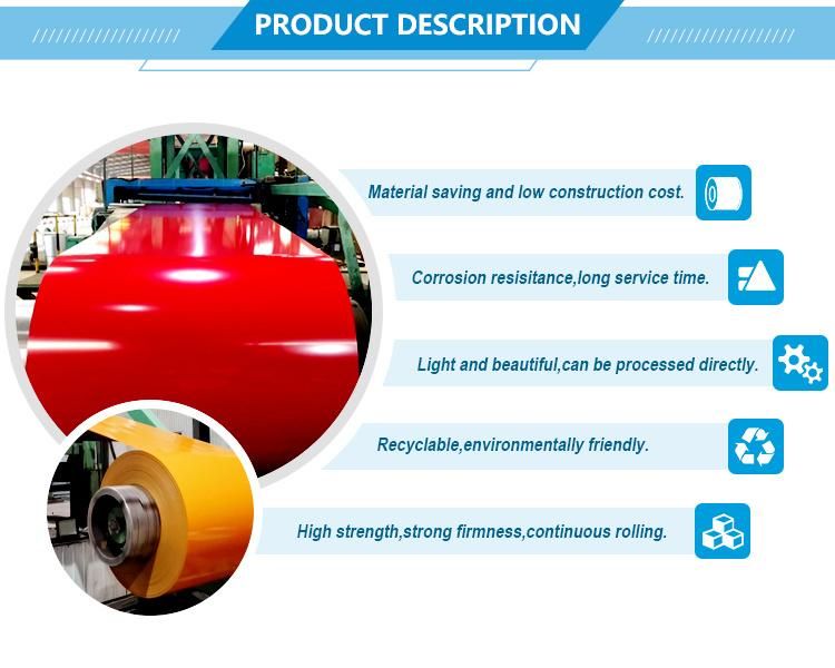 Factory Wholesale Gi Coil and Galvanized Material for PPGI Steel Coil