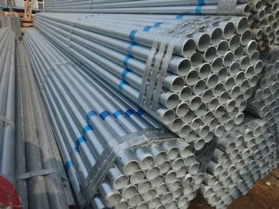 Hot DIP Galvanized Q235B Q345b ERW Welded Round Steel Pipe