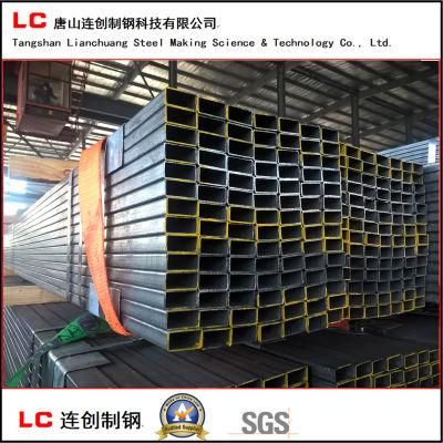 50mmx30mm Black Rectangular Steel Pipe with High Quality for Export