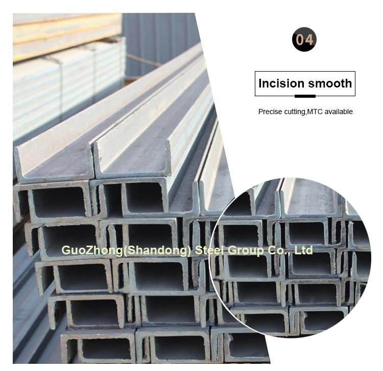 Channel Steel Channel Guozhong Hot Rolled Carbon Alloy Steel Channel for Sale