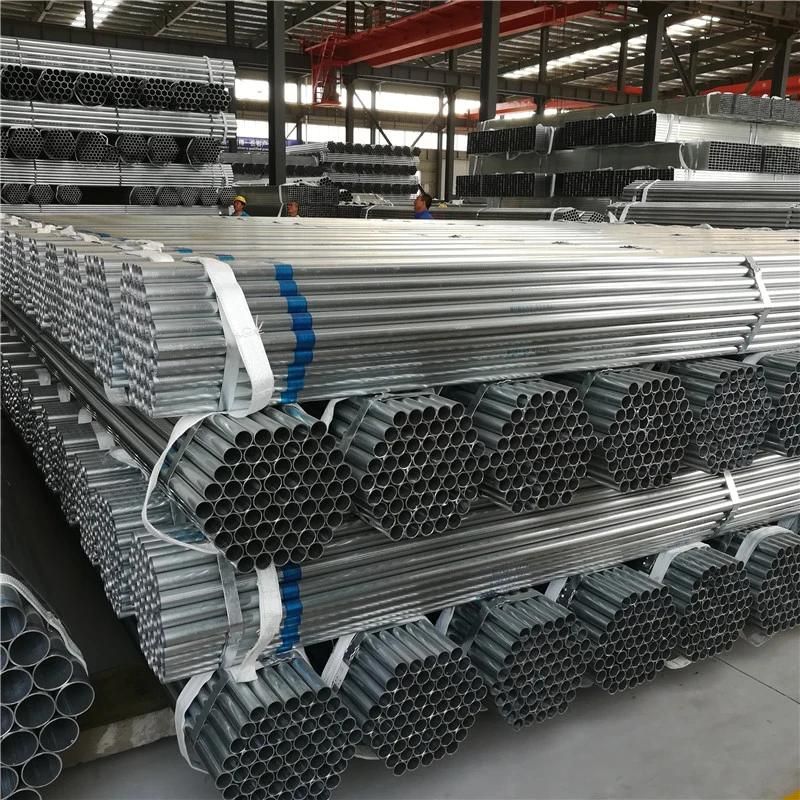0.8-2.0mm Thickness Round Greenhouse Pre Galvanized Steel Pipe