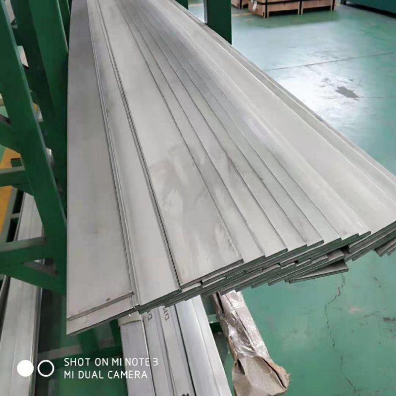 Slit Cutting 304 316L 310S Stainless Steel Flat Bar / Hairline Stainless Steel Flat Plate Flat Bar