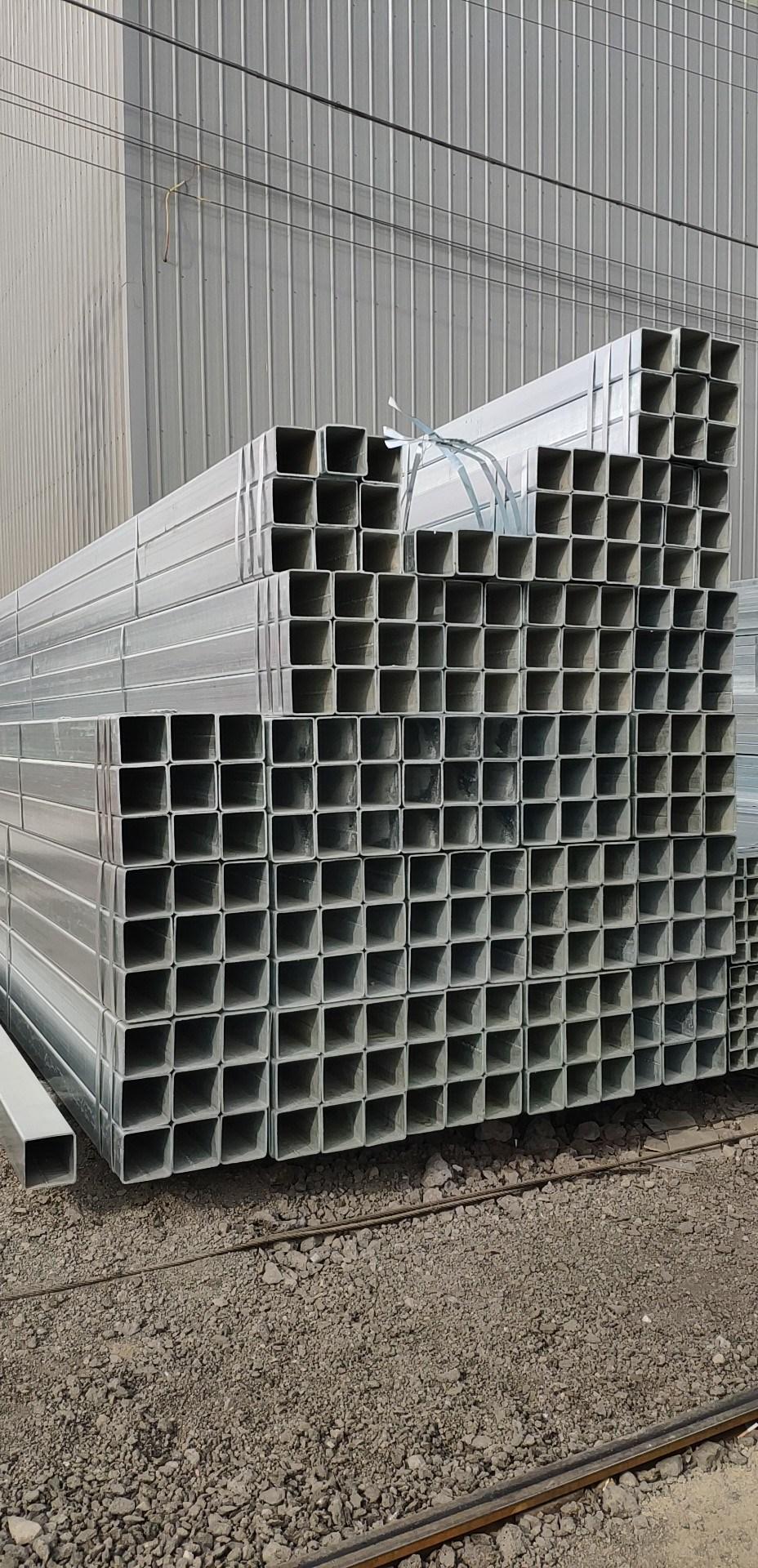 GB Standard Hot Dipped Galvanized Steel Pipe Galvanized Square /Rectangular Steel Pipe/Tube