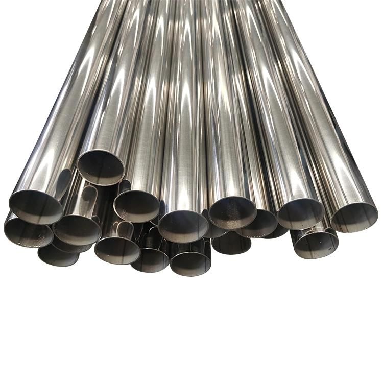 Round Polished Welded Thickness 9.0mm Stainless Steel Pipe Bulk Sale