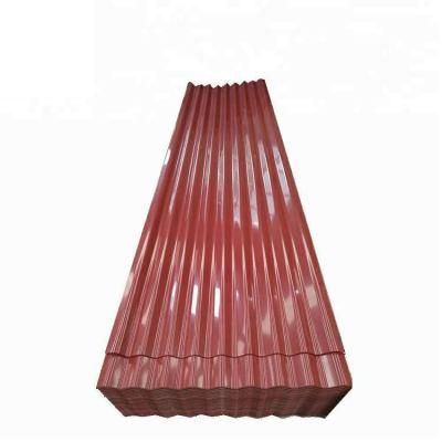 Color Coated Prepainted Corrugated Steel Metal Roofing Sheet with High Quality
