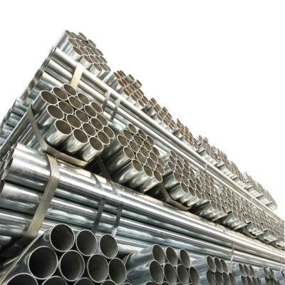 Mild Carbon Steel Pipe Galvanized Steel 48.3mm Dimeter Pre Galvanized Greenhouse Structure Steel Tube