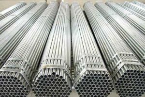 Carbon Steel Welded Hollow Round Section Zn80 Pre- Galvanized Steel Pipe