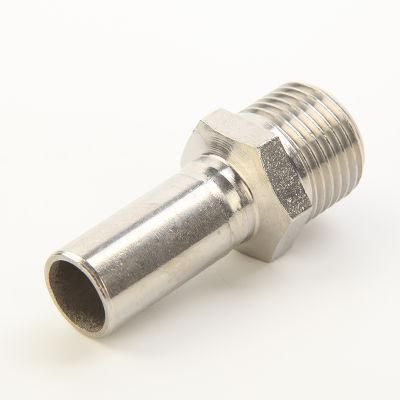 V Type Stainless Steel Fittings- Male Long Connector at Good Price