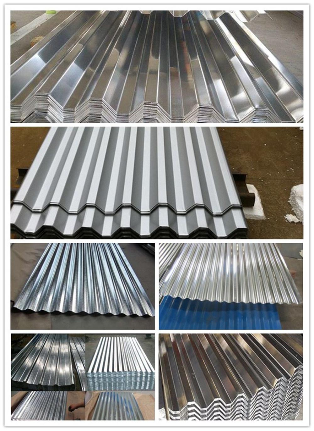 Axtd Steel Group! 600mm 750mm 900mm Width 24 Gauge 1.0mm Thickness Corrugated Roofing Sheet Factory