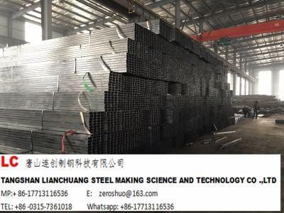 En10219 Black Square Steel Tube Weld. Q235