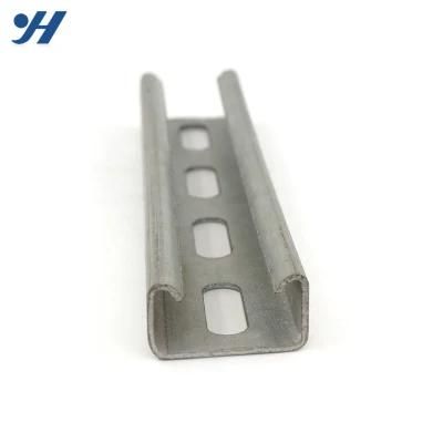 Stainless Steel Unistrut Mild Steel Electrical Strut Metal Building Steel C Channel