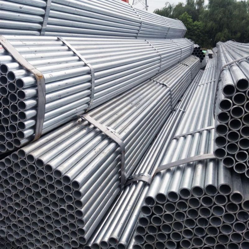ASTM A53b Hot Dipped Gi Steel Pipes Prices 1.5 Inch 200X200 mm Galvanized Round Steel Pipe