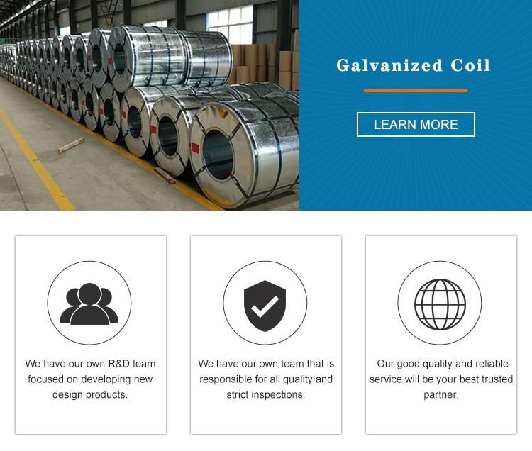 China Mill Factory Manufacture Gi Coil Hot Dipped Galvanized Zinc Coated Steel Coil for Building Material (Z40, Z60, Z80, Z120, Z180, Z275)