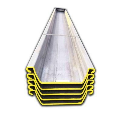 China Hot Selling Hot Rolled Cold Rolled High Quality Type2 Type3 Q235 6-12m U/C/Z/T Type Steel Sheet Pile