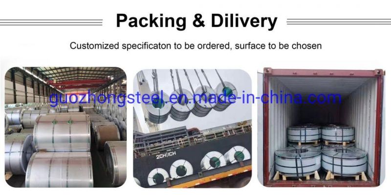 Guozhong 201/303/304/306/309S 1d/2D/2b/Ab/Sb/DN-2/Mirror/Black Titanium Stainless Steel Strip/Plate/Coil for Sale