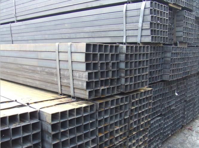 Oiled Black Rectangular Steel Tube