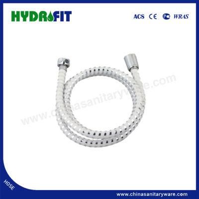 1/2 PVC Shower Hose Flexible Hose with Silver Wire Reinforced for Shower Head (HY6005)