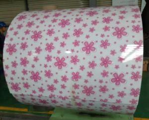 Printed Galvanized Aluzinc Steel Coil PPGI PPGL Steel Coil with Flower Pattern Household Galvanizada